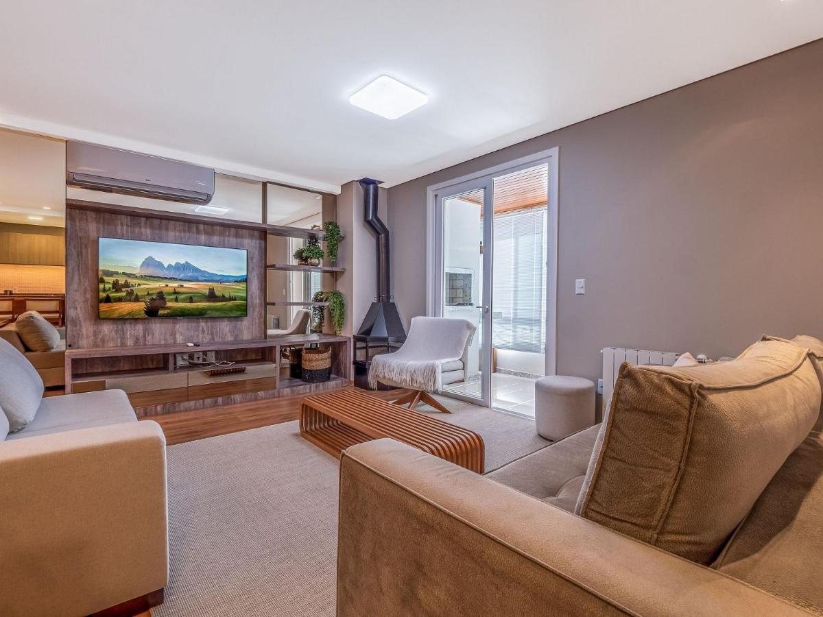 Flores Da Montanha 204C - Apto Borges De Medeiros Gramado 600 Metros Rua Coberta Apartment Екстериор снимка
